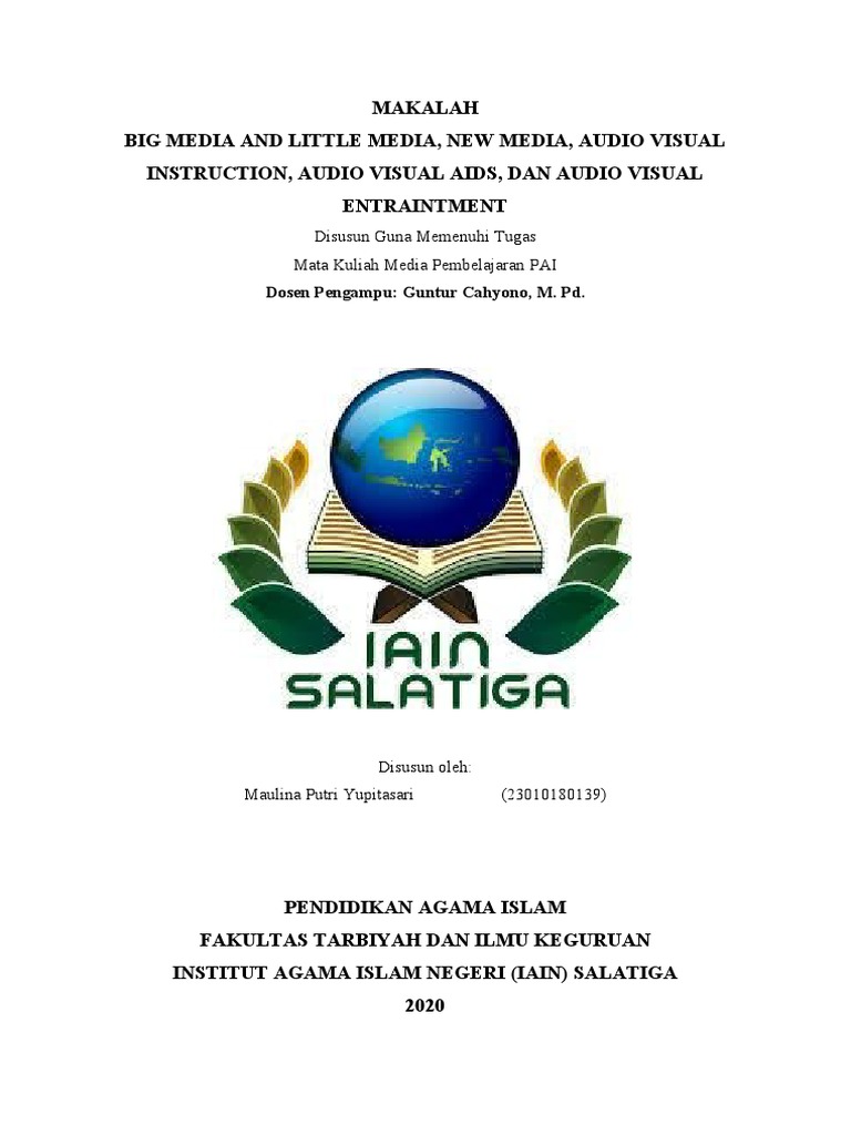 Media Pembelajaran Audio Visual | PDF