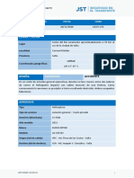 Informe Sobre El Accidente de Jorge Brito