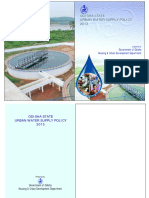 Odisha State Urban Water Supply Policy-2013