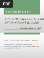 Rules of Procedure in Environmental Cases
