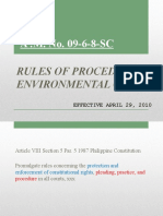 Rules of Procedure in Environmental Cases