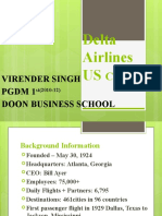 Delta Airlines US: Virender Singh PGDM 1 Doon Business School