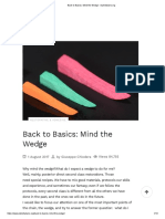 Back To Basics - Mind The Wedge