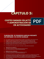 CAP5_COSTEO BASADO EN ACTIVIDADES Y ADM.BASADA EN ACTVDS.