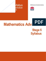 Mathematics Advanced Stage 6 Syllabus 2017