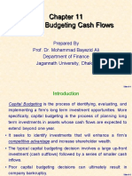 Capital Budgeting Cash Flow Analysis