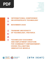 9th ICAT - Technology Exchange and Employment Creation For Community Empowerment-Cross-Pollinating Innovative Models