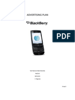 Ad Plan - BlackBerry