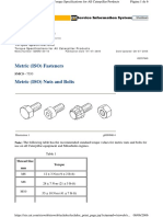Metric (ISO) Fasteners: Torque Specifications