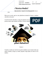 ¿Bachiller o Técnico Medio - Steemit