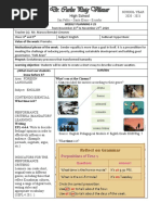 8th and 9th English Weekly Plan - 25th Week