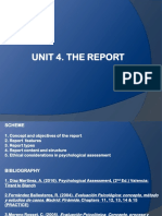 Unit 4. The Report