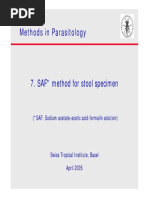 Methods in Parasitology: 7. SAF Method For Stool Specimen