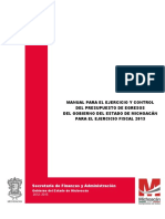 ManualparaelEjercicioyControldelPresupuesto de Egresos - 2013 PDF