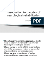 Introduction To Theories of Neurological Rehabilitation