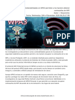 Vulnerabilidades en WPA3 Permiten A Los Hackers Obtener Contraseñas de WiFi