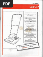 Flymo l38 l47 User Manual 1993