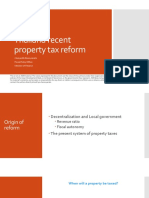 Thailand Recent Property Tax Reform: Chaiyasith Boonyanate Fiscal Policy Office Ministry of Finance