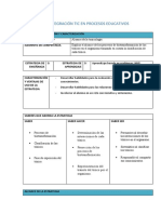 Plantilla de Integración Tic en Procesos Educativos