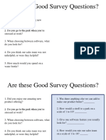 Questions in Surveying