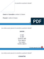 2.1 A1 - 43 Verbes Savoir Pouvoir Et Connaître Au Présent Indicatif PDF