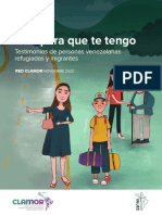 Informe: Pies para Que Te Tengo / Red CLAMOR