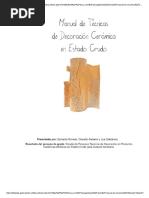 Manual de Tecnicas de Decoracion Ceramica en Estado Crudo