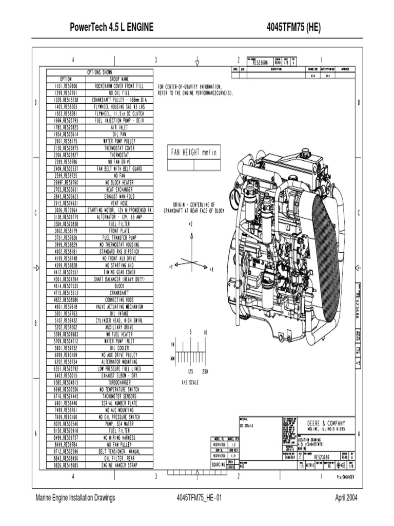 Powertech 4.5 L Engine 4045Tfm75 (He) | PDF