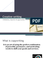 Creative Writing: Definition, Objective & Approaches