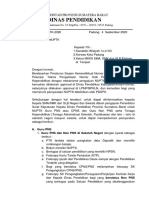 Edaran Penerbitan NUPTK 2020 Bulan September Baru PDF