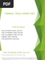 Crimimal Trials Under CRPC