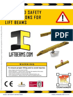 Lift Beam Instructions