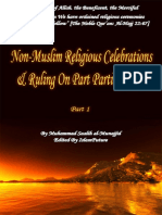 Non Muslim Religious Celebrations and Ruling On Part Participating Part 1