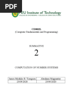 Computer Fundamentals and Programming