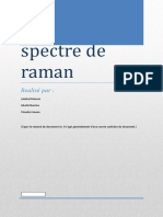 Exposé Sur Le Spectre de Raman