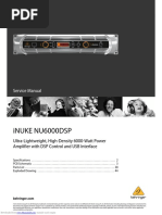 iNUKE NU6000DSP: Service Manual