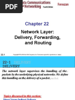 Network Layer: Delivery, Forwarding, and Routing