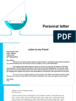 Personal Letter: Created by Fatim
