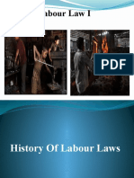 History of Labour Law in India