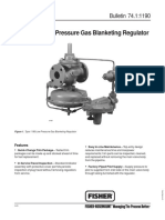 Type 1190 Low Pressure Gas Blanketing Regulator: Bulletin 74.1:1190