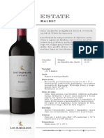 Ficha Tecnica Estate Malbec PDF