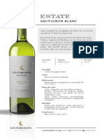 Ficha Tecnica Estate Sauvignon Blanc PDF