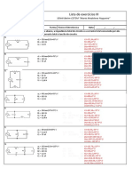 Lista de exercícios de eletricidade com cálculos de impedância e corrente