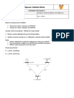 Fluxo de potência método Gauss-Seidel atividade orientada 2