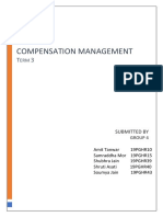 Compensation Management: Submitted by