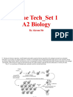 Gene Tech - Set 1 A2 Biology: by Akram Sir