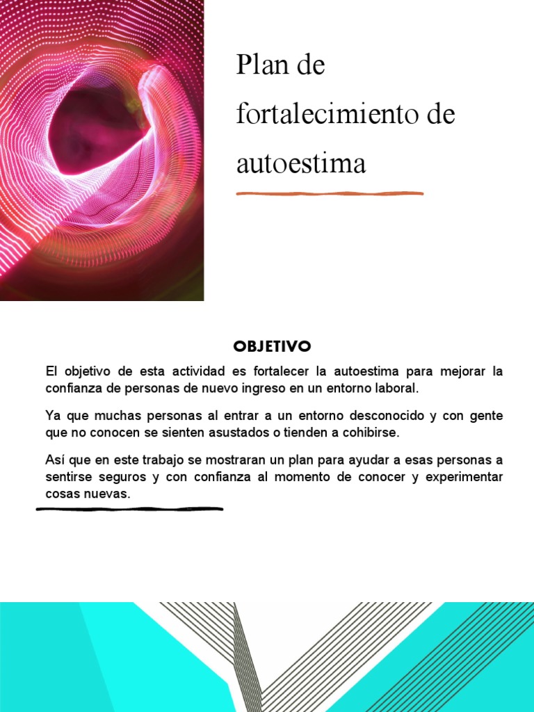 Plan de Fortalecimiento de Autoestima Laboral | PDF | Autoestima ...