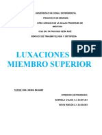 LUXACIÓN DE MIEMBRO SUPERIOR DOC