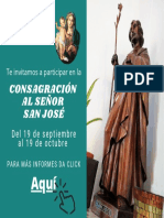 Invitación Consagración A San José