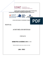 Manual Auditoría de Sistemas - 2013 - I - Ii
